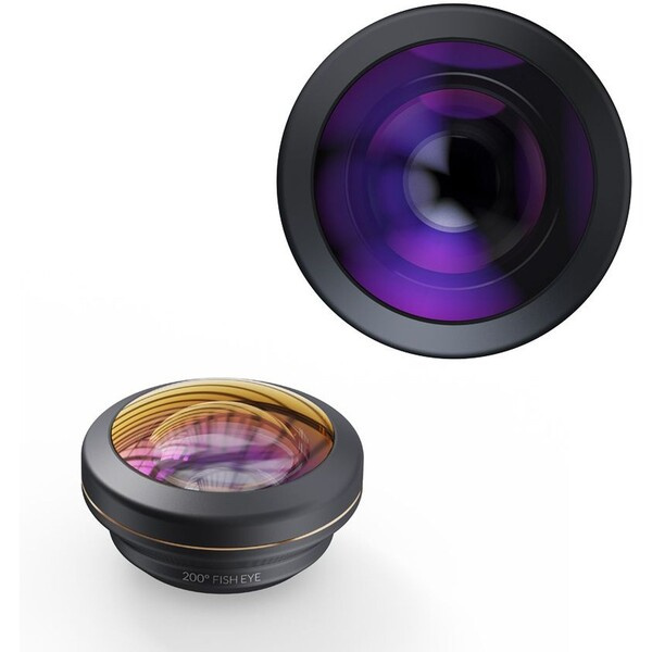 OBJEKTIV PRO IPHONE SHIFTCAM LENSULTRA 200° RYBÍ Černá
