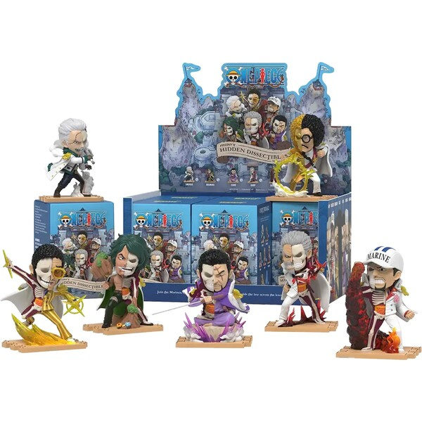 Blindbox figurka Mighty Jaxx Freeny's Hidden Dissectibles One Piece Series 8  - Marines Edition Vícebarevná