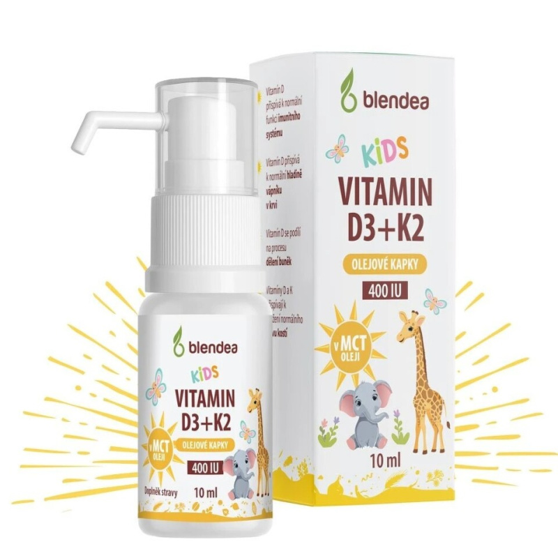 Blendea Vitamin D3 + K2 kapky pro děti 10 ml
