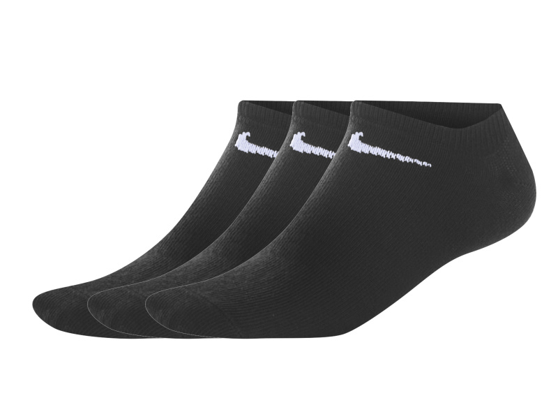 Nike Dámské / Pánské nízké sportovní ponožky, 3 páry (černá, 35/38)