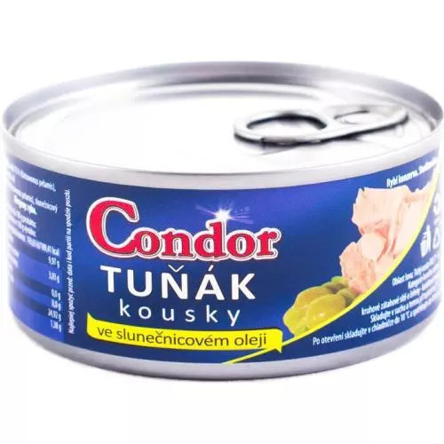 Condor tuňák ve slunečnicovém oleji 170g