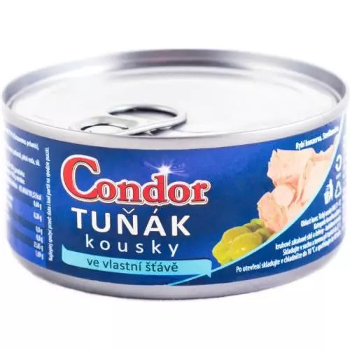 Condor tuňák ve vlastní šťávě 170g