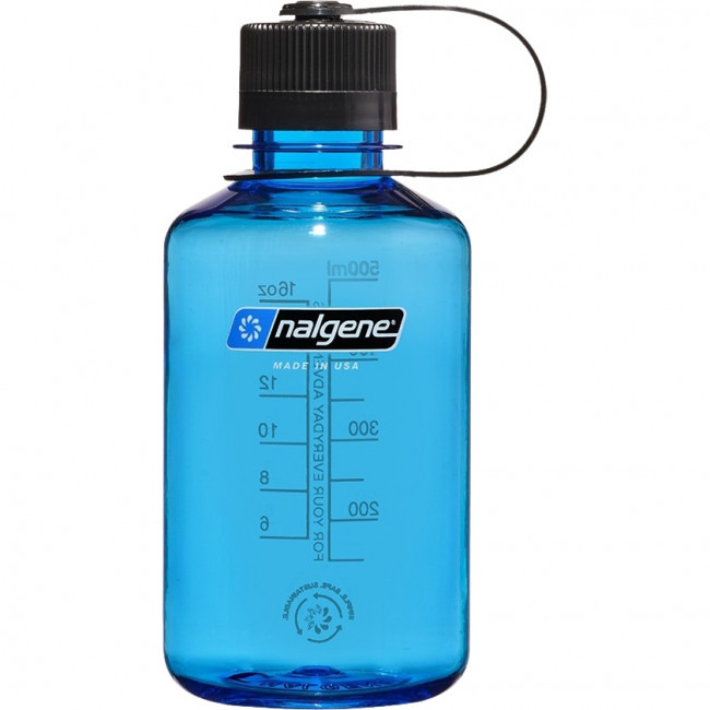Nalgene narrow mouth sustain, láhev na pití, 500 ml, břidlicová