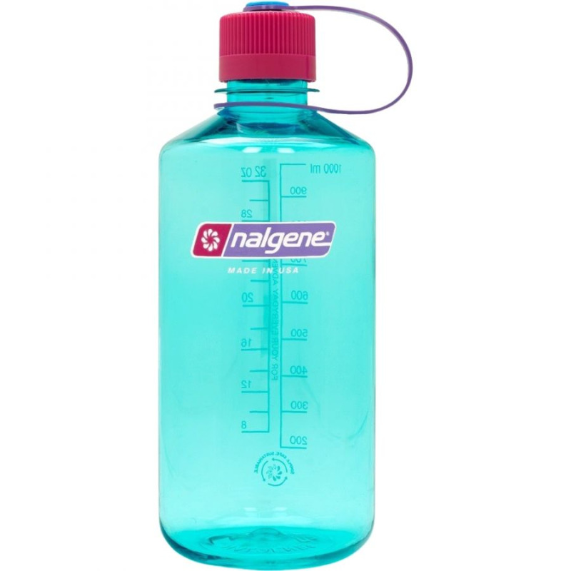 Nalgene narrow mouth sustain, láhev na pití, 1000 ml, tyrkysová
