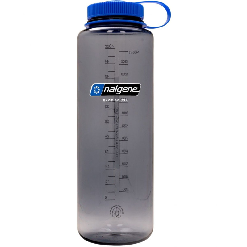 Nalgene wide mouth sustain, láhev na pití, 1500 ml, šedá