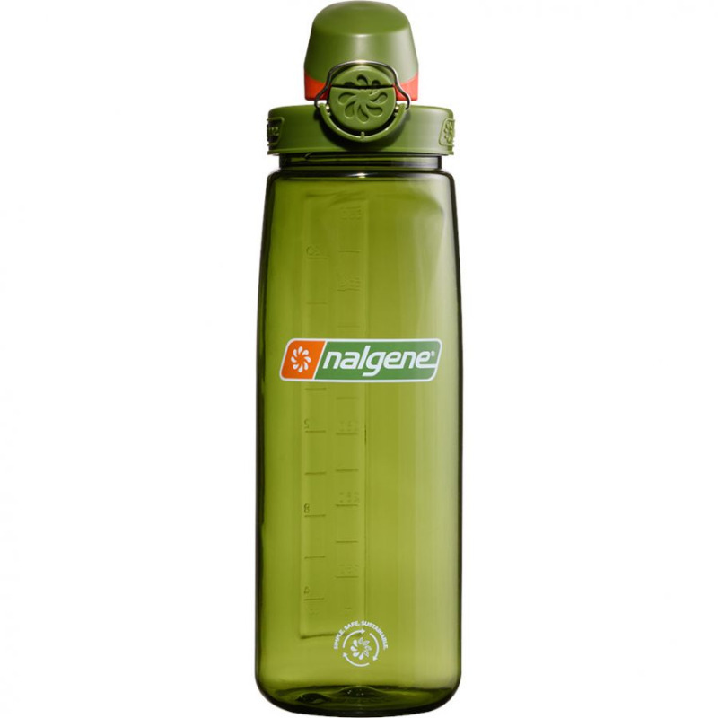 Nalgene OTF Sustain láhev na pití, 650 ml, zelená/oranžová