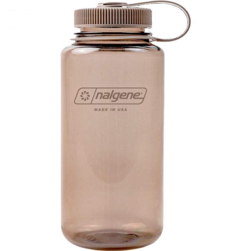 Nalgene wide mouth sustain, láhev na pití, 1000 ml, hnědá