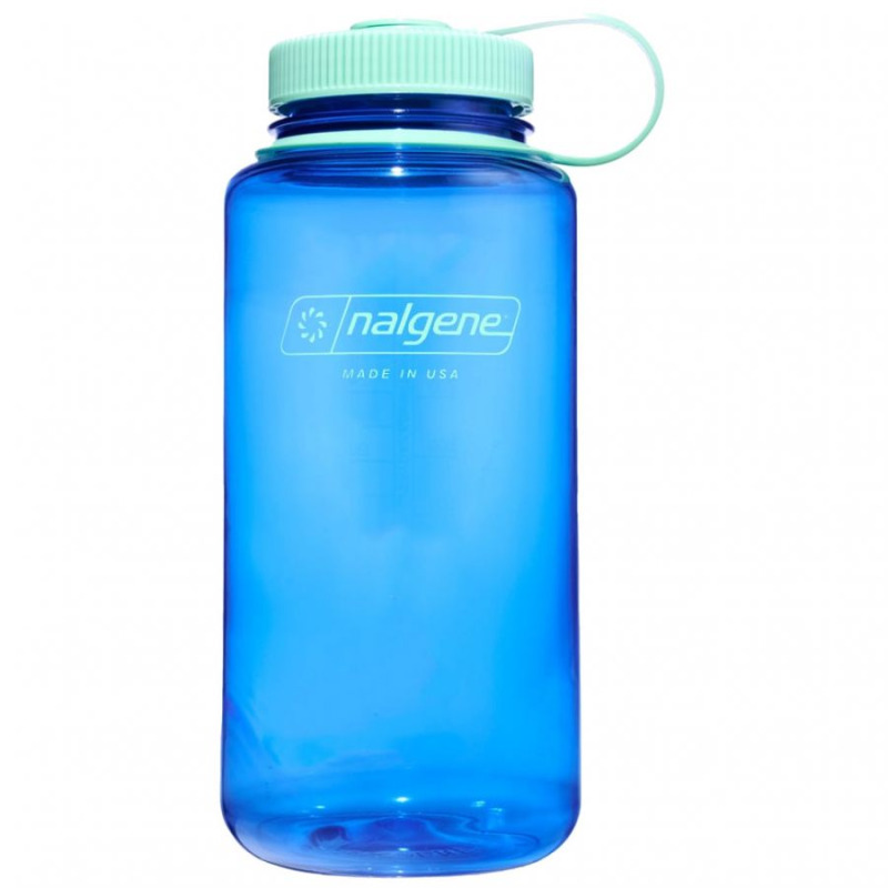 Nalgene wide mouth sustain, láhev na pití, 1000 ml, modrá