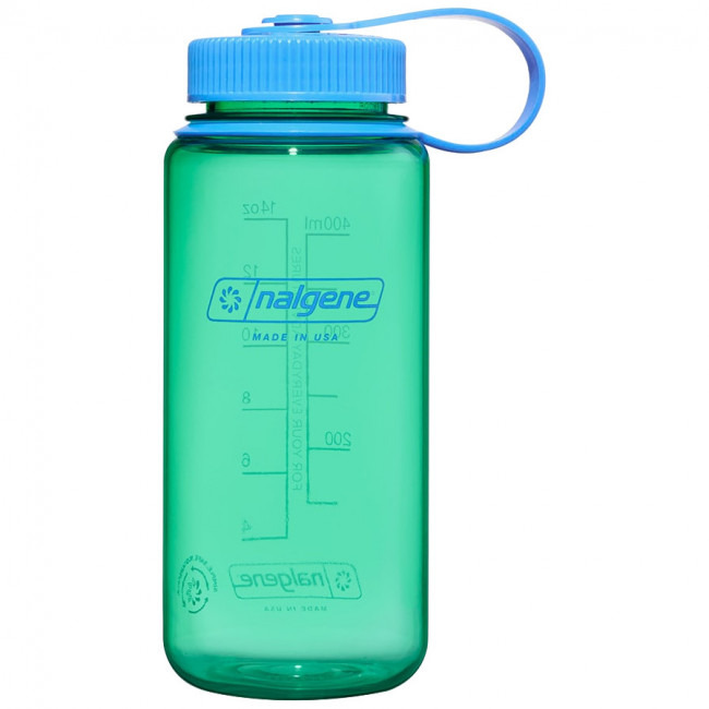 Nalgene wide mouth sustain, láhev na pití, 500 ml, zelená