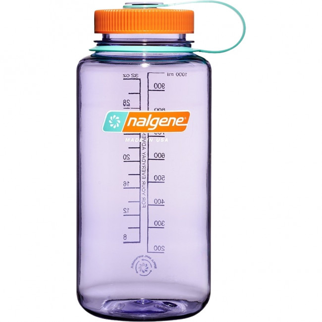 Nalgene wide mouth sustain, láhev na pití, 1000 ml, světle fialová