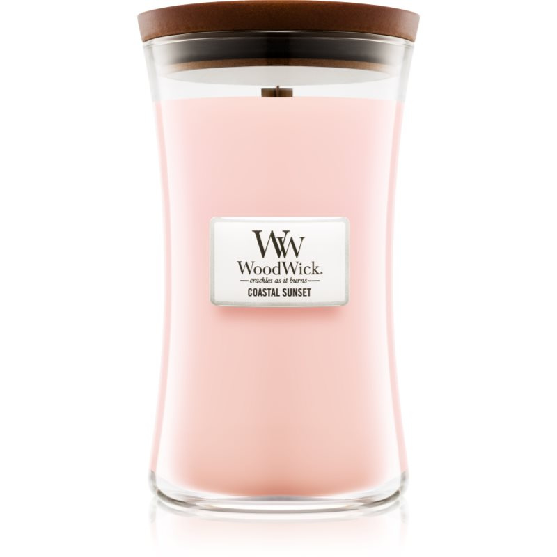 Woodwick Coastal Sunset vonná svíčka s dřevěným knotem 609.5 g