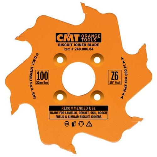 CMT | Lamelovací kotouč  D100x3,96 d22 Z6 HW střídavý zub