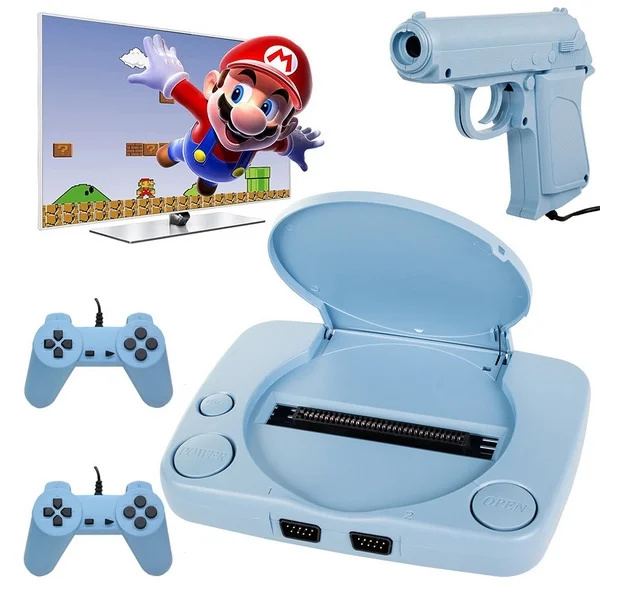 Retro herní televizní konzole se dvěma ovladači - SQY-666