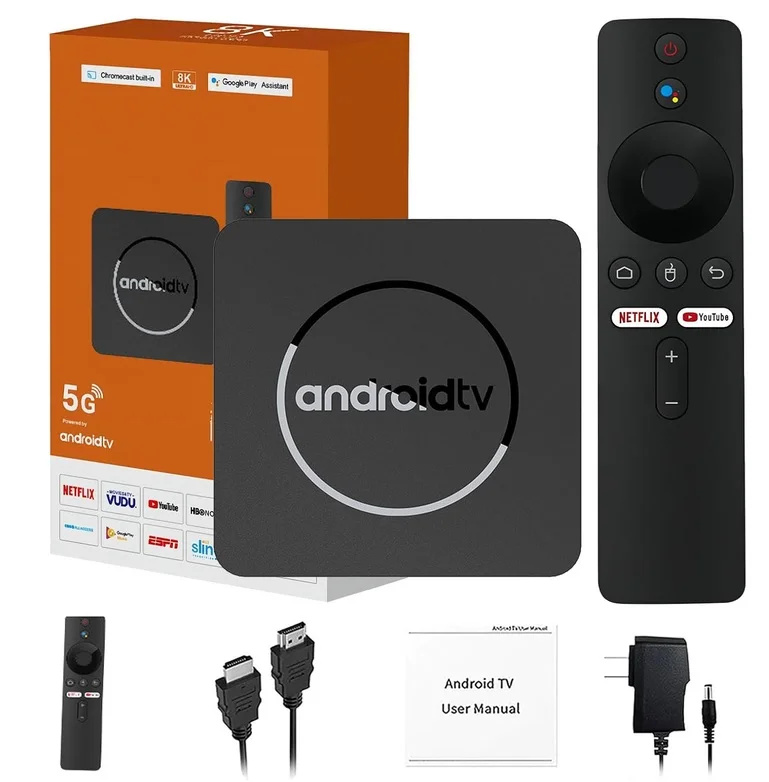 Android TV Box 8K - Ultra HD - Multimediální přehrávač pro TV