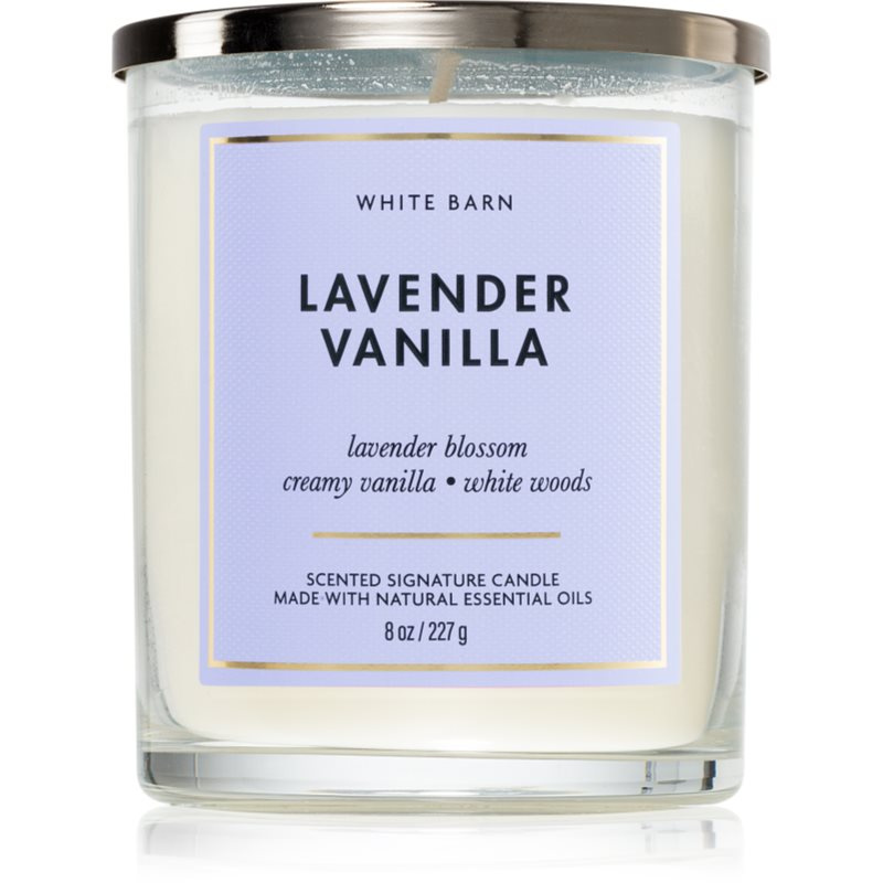 Bath & Body Works Lavender Vanilla vonná svíčka 227 g