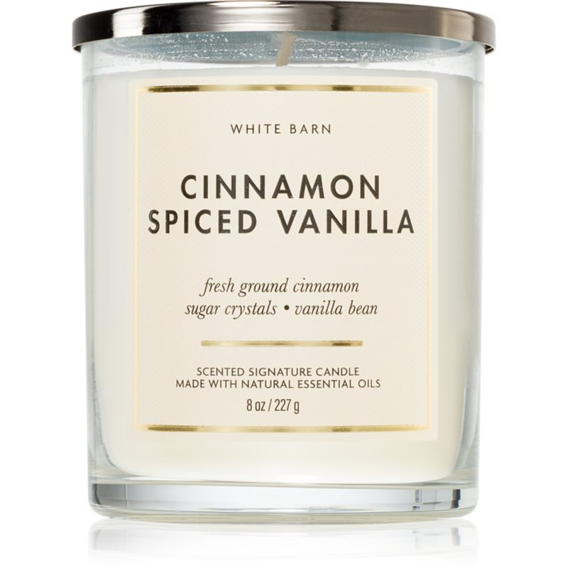 Bath & Body Works Cinnamon Spiced Vanilla vonná svíčka 227 g
