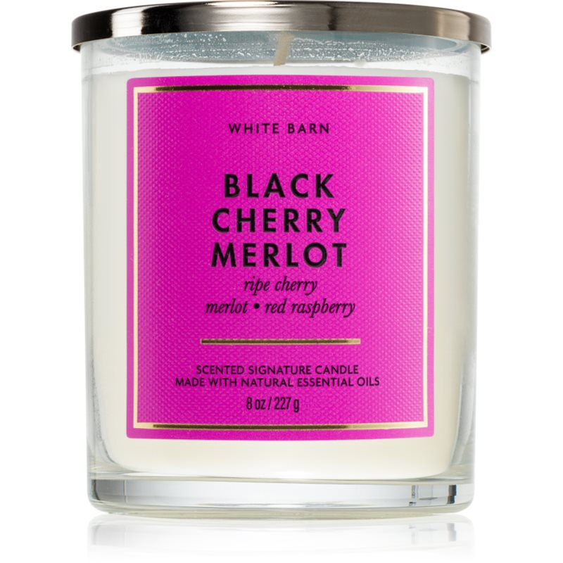 Bath & Body Works Black Cherry Merlot vonná svíčka 227 g