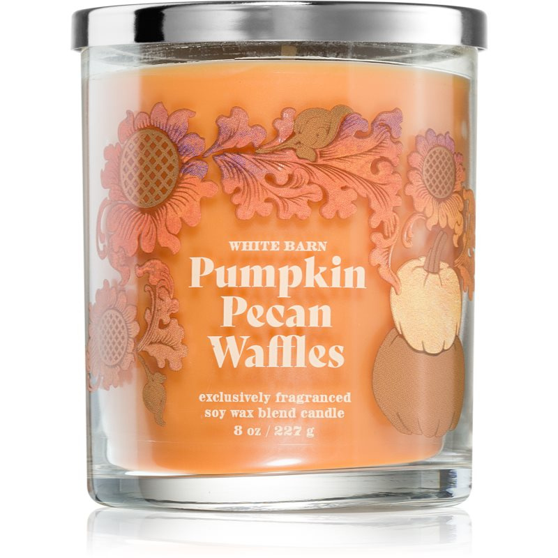 Bath & Body Works Pumpkin Pecan Waffles vonná svíčka 227 g