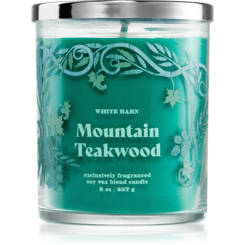 Bath & Body Works Mountain Teakwood vonná svíčka 227 g