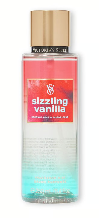 Victoria's Secret Sizzling Vanilla tělový sprej pro ženy 250 ml