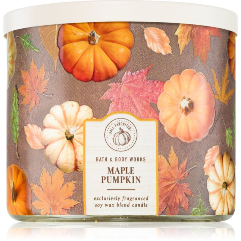 Bath & Body Works Maple Pumpkin vonná svíčka 411 g