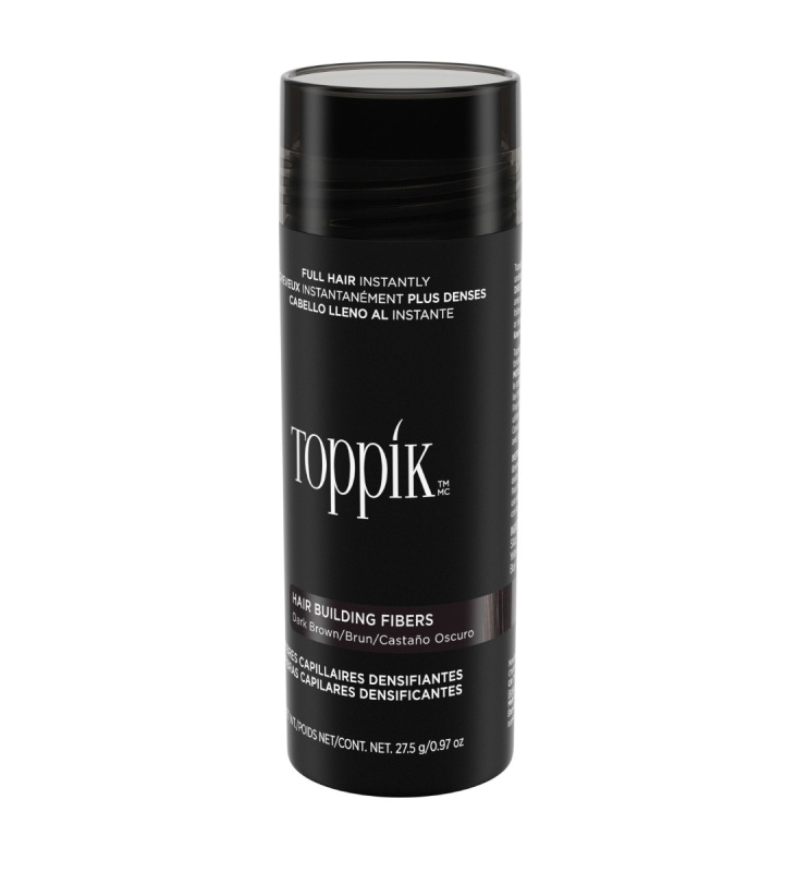 TOPPIK Vlasová vlákna tmavě hnědá, 27,5 g