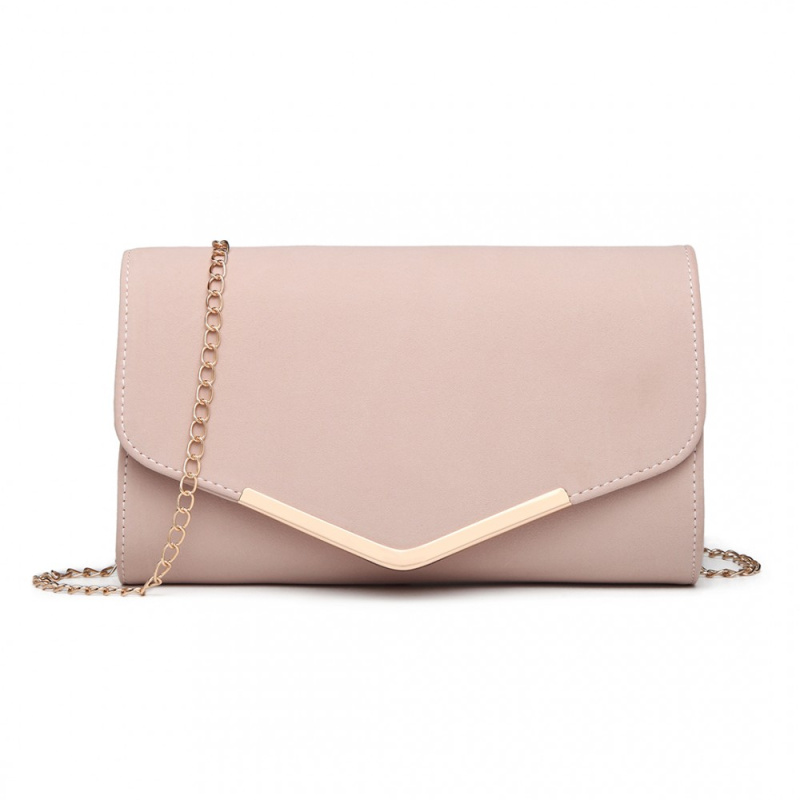 Společenská kabelka psaníčko Miss Lulu Party - růžová