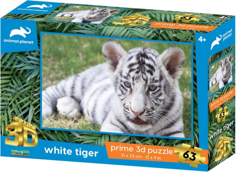 Bílý tygr - puzzle z kategorie 60 - 300 dílků