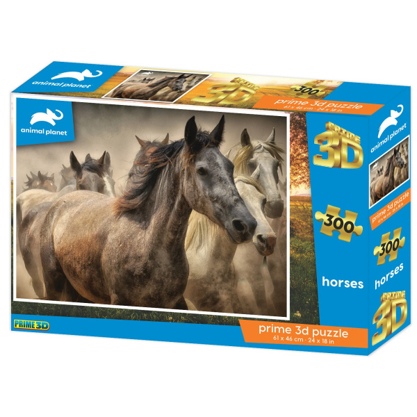 Koně - puzzle z kategorie Naučné puzzle