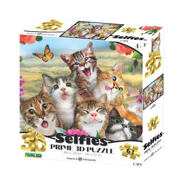 Kočičičí Selfie - puzzle z kategorie Zvířata