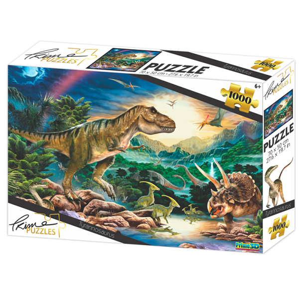 PRIME 3D Tyranosaurus 1000 dílků