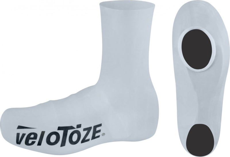 návleky treter VELOTOZE ROAD latex vysoké, bílé Velikost: M