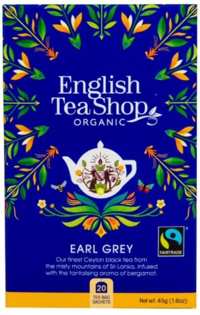 English Tea Shop Černý čaj Earl Grey, 20 sáčků