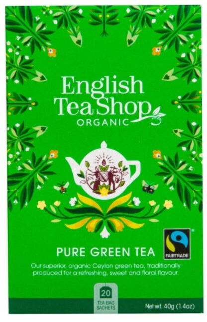 English Tea Shop Čistý zelený čaj, 20 sáčků