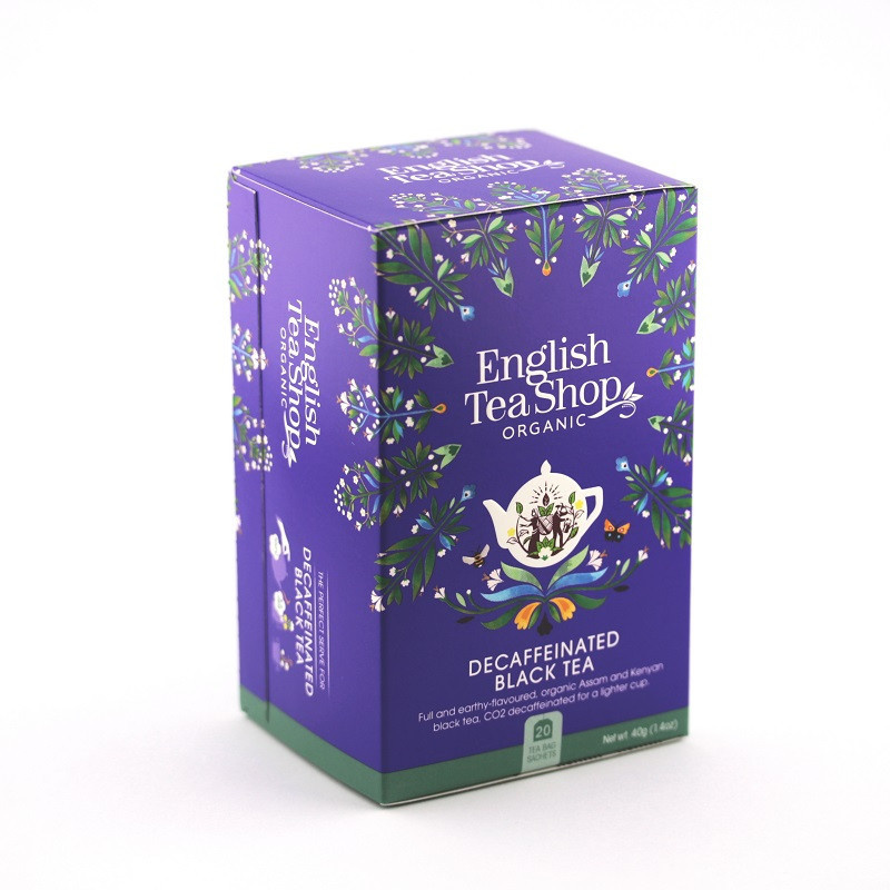 English Tea Shop Černý čaj bez kofeinu, 20 sáčků