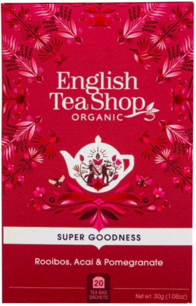 English Tea Shop Rooibos, ovoce acai a granátové jablko BIO 20 sáčků