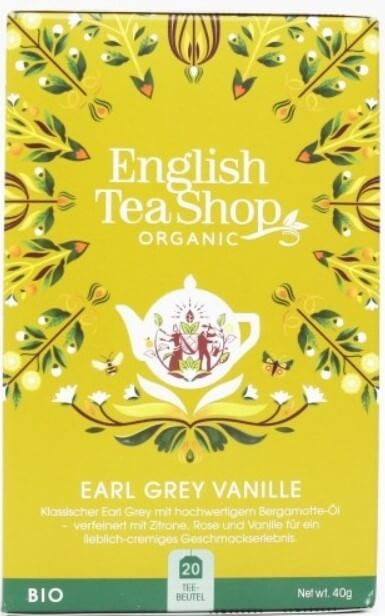 English Tea Shop Čaj Earl Grey s vanilkou, 20 sáčků