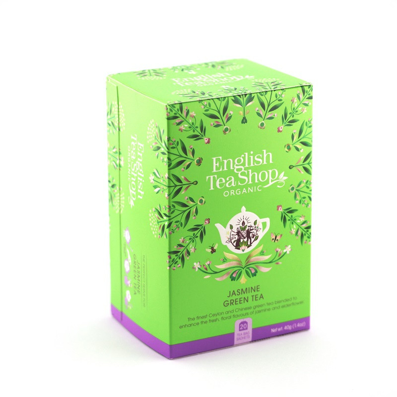 English Tea Shop Zelený čaj s jasmínem, 20 sáčků