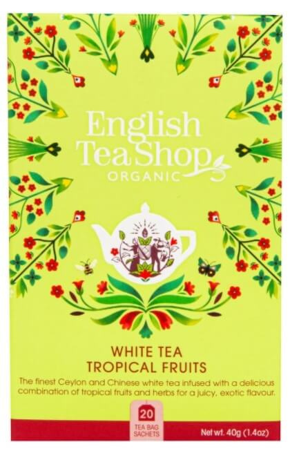English Tea Shop Bílý čaj s tropickým ovocem, 20 sáčků
