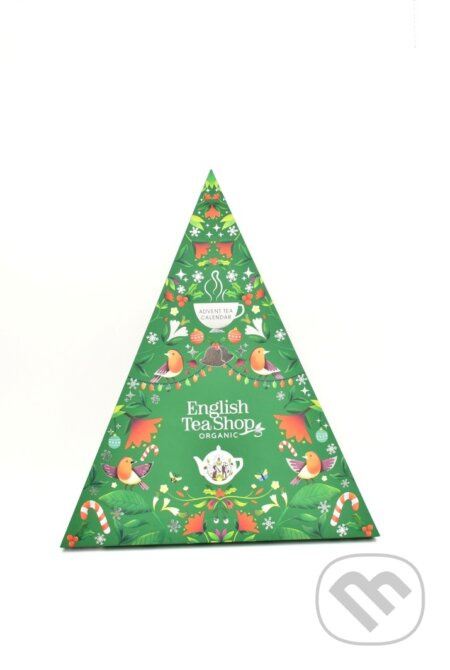 English Tea Shop Adventní kalendář Trojúhelník Zelený, 25 pyramidek, sypaný čaj