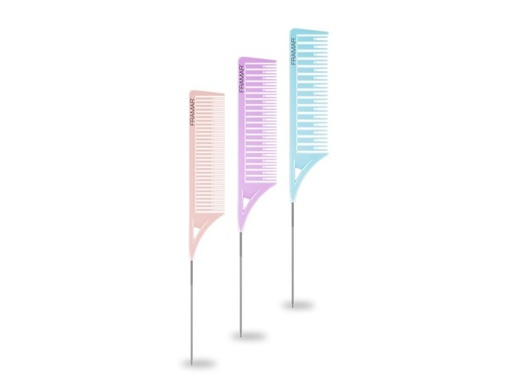 Melírovací hřeben pastelová 3 ks Dream Weaver Combs Pastel Framar