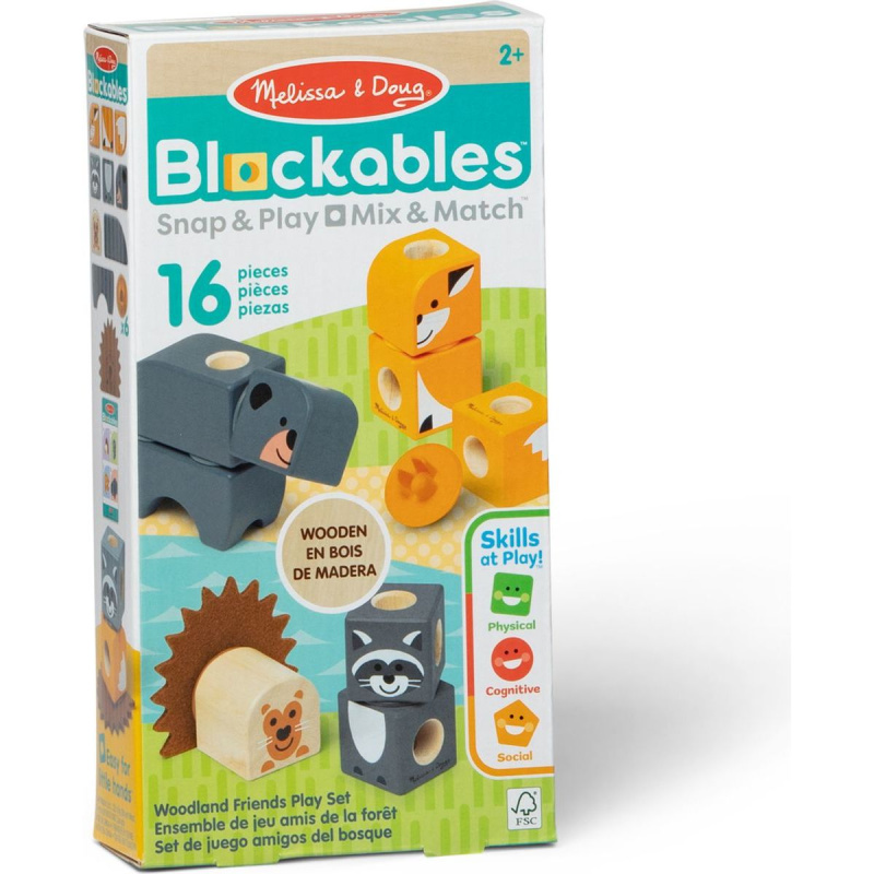 Melissa & Doug blockables stavebnice divočina