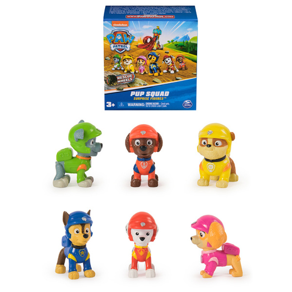 TLAPKOVÁ PATROLA SBĚRATELSKÉ FIGURKY RESCUE WHEELS