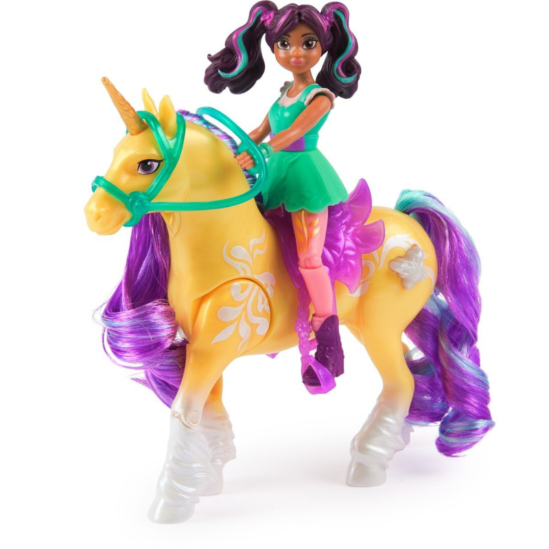 UNICORN ACADEMY AVA A JEDNOROŽEC LEAF SVÍTÍCÍ OBRÁZEK