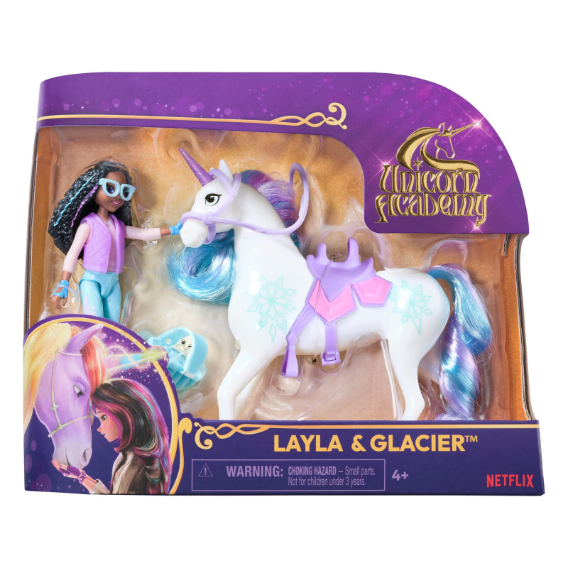 Unicorn Academy figurky Layla a Glacier 11 cm