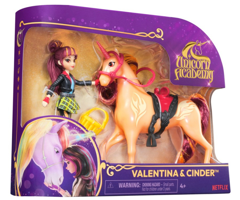 Unicorn Academy figurky Valentina a Cinder 11 cm