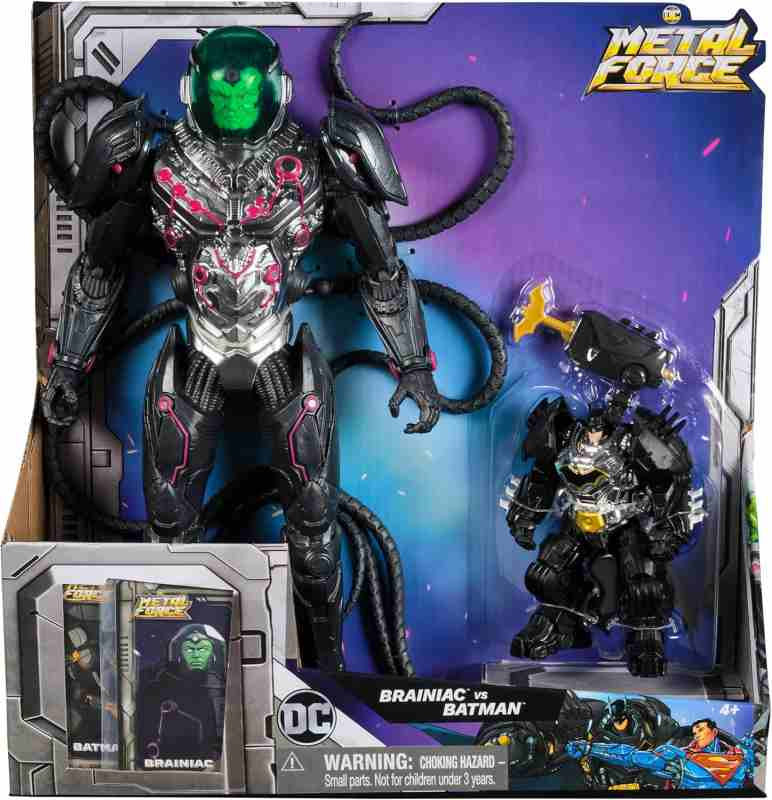 DC Metal force akční figurka 30 cm Brainiac
