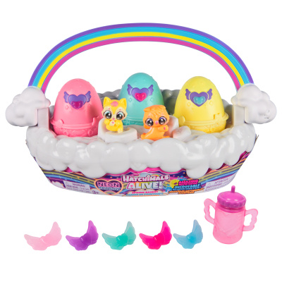 Hatchimals multi balení mráček s neónovou duhou
