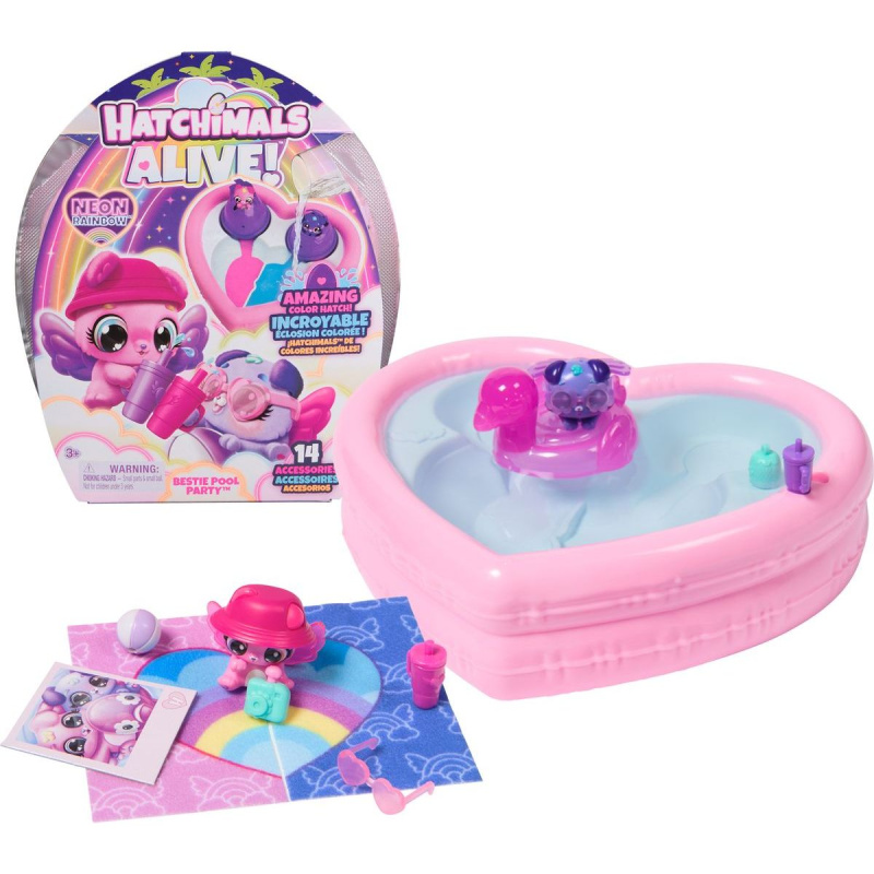 Hatchimals bazénová párty zvířátek