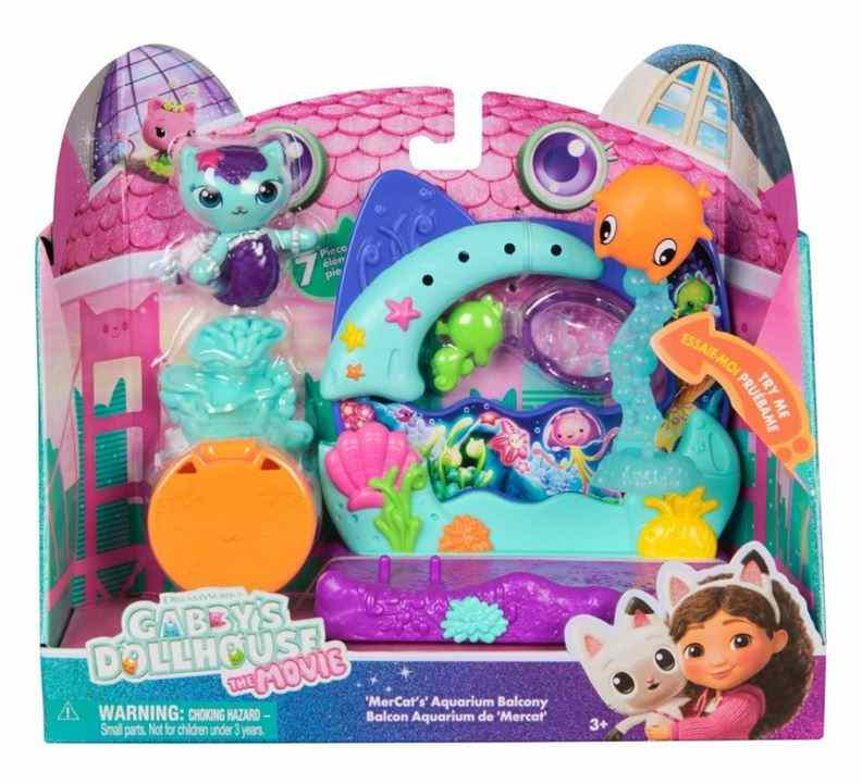 GÁBININ KOUZELNÝ DOMEK FILM BALKÓNOVÝ HRACÍ SET AKVÁRIUM